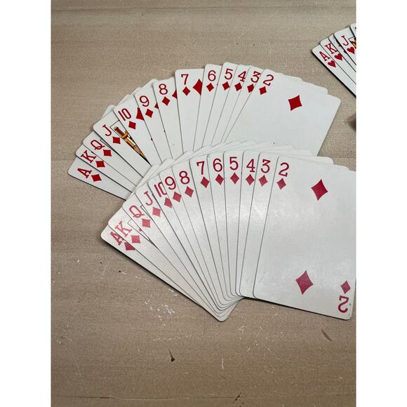 Two Deck Turquoise Canasta Set with Scoreboard and Card Holder - Picture 3 of 10